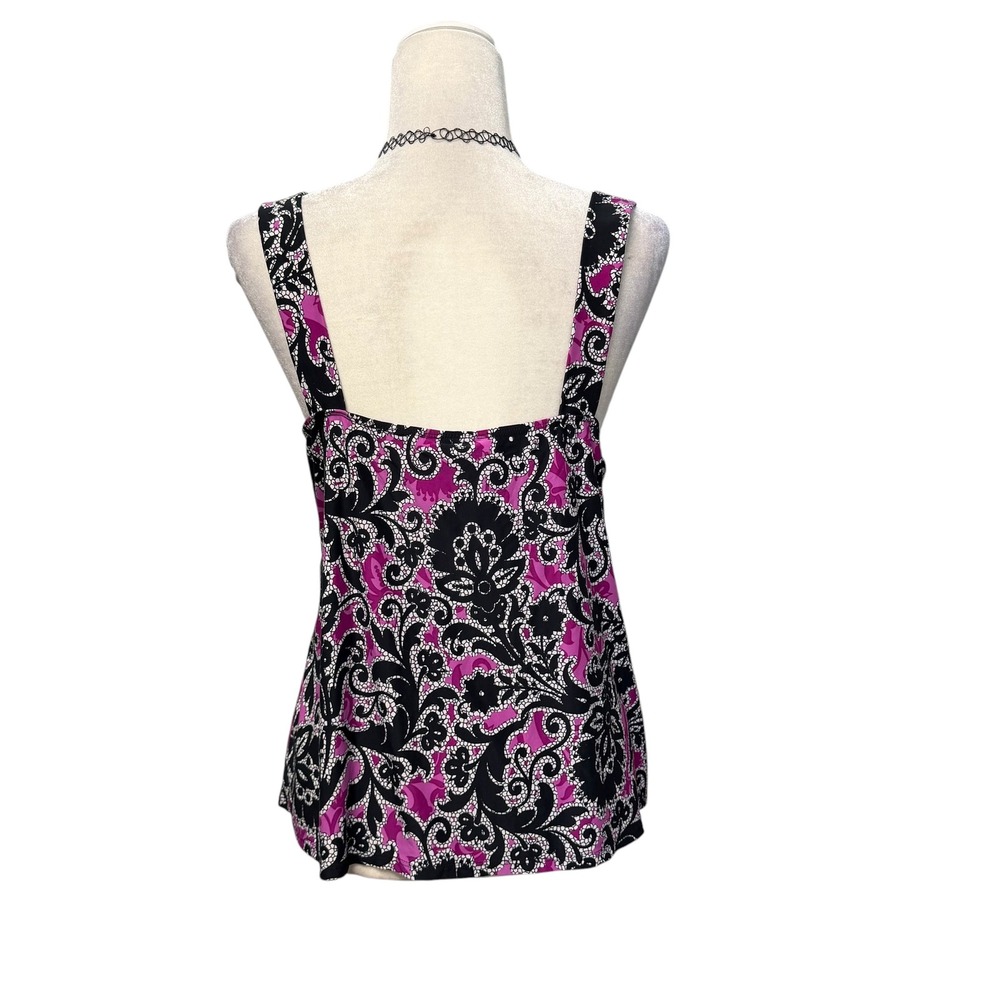 Vtg Y2k Tank Top Women L Lace Empire Waist Whimsigoth Coquette Fairy Ethereal - Picture 5 of 10